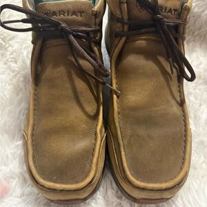 Ariat Men's Tan Brown Leather Chukka Boots
